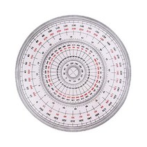 [아트메이트]전원 분도기 18cm