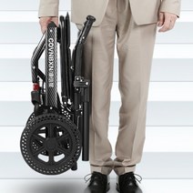 원터치 접이식 휠체어 알루미늄 경량 여행 휴대용, 탄소섬유 8피트 소형 휠