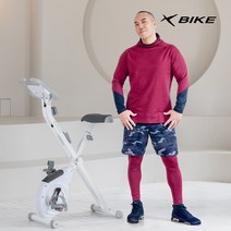 숀리 엑스바이크 프리미엄 베이직 가정용 실내 자전거 헬스 유산소 사이클 운동 기구, 화이트(택배발송)