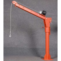 접이식 차량용크레인 전동 호이스트 화물 리프팅 작업, 24v 500kg