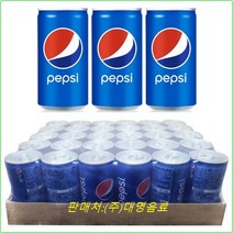 펩시 콜라 190mlx30캔 / (사은품-마스크팩), 30캔/마스크팩, 190ml