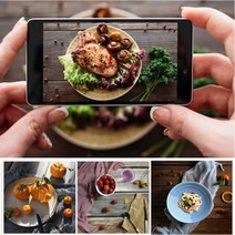인스타 촬영용 배경천 배경지 배경판 촬영 음식사진 사진 홈스튜디오 뒷배경 사진 미니 상품, I타입(화이트커튼&베이지마블)