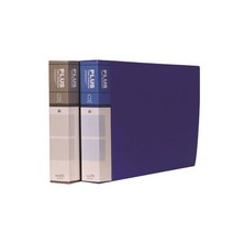 A4 PP D링 3cm 2공 인덱스 바인더 가로형, 청색
