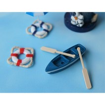 여름 파라솔 썬배드 튜브 보트 모형 미니어처 장식용인형 소품, 파라솔 레드