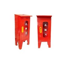 옥외소화기보관함 스틸 1구 철재소화기보관함 화재 안전 예방 주차장 공터 빌딩, 1.2T, 1개