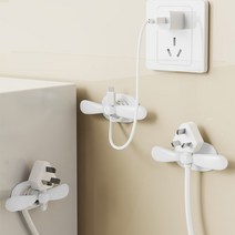 영결무람 다용도 케이블 정리 홀더, 아이보리 x 3개