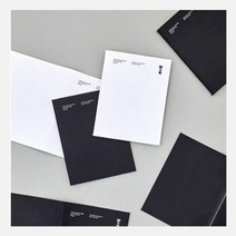 RT B+W 스티치 노트, 블랙