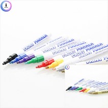 페인트마카펜 색깔마카 얇은 마카페인트 유리에쓰는펜 윈도우마카 페인트펜 색깔보드마카 산업용마카 컬러보드, 파랑