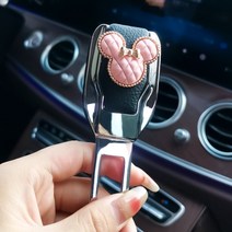 안전벨트클립 안전벨트소리 자동차벨트소리 연장클립, 핑크미키-싱글