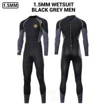 해녀복 해남복 스쿠버 다이빙 슈트 잠수복 네오프렌 수중 카이트 스피어피싱 자켓 바지, MA002 GY Wetsuit Men+4XL 100-1