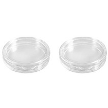반려동물 투명한 소형 플라스틱 동전 상자 18mm 및 33mm 20 개, 01 plum