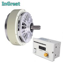단일 샤프트 마그네틱 파우더 브레이크 5KG 50Nm DC 24V 1 w 3A 수동 장력 컨트롤러 키트 포장 인쇄 염색 기계용, 한개옵션1, 한개옵션0