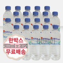 삼립 지리산 산수 500ml x 20개입 - 생수, 1세트