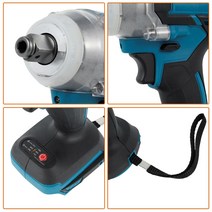 휴대용 무선 임팩트 렌치 3 노즐 및 작업등 높은 토크 파워 18V 전기 드릴 0-3200RPM 신제품, 01 Send pictures