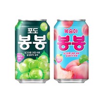 포도봉봉 340ml 12캔 + 복숭아봉봉 340ml 12캔 / 총 24캔, 상세페이지 참조, 상세페이지 참조