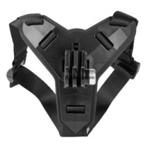 액션캠대여 초미니무선카메라 바디캠 GoPro Hero 용 원피스베이스 브래킷 홀더 9 8 6 5 헬멧 턱 마운트 액션 스포츠 카메라 풀 페이스 오토바이 액세서리, [01] Motocycle, [02] Black
