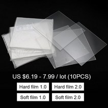 라미네이트 필름 교정 리테이너 조각 1 세트 압축 다이 진공 성형 기계 다이어프램 127x127mm, Soft Film 1.0