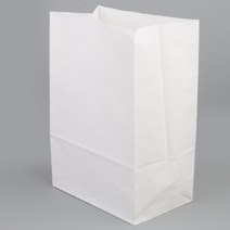 동네빵집 포장봉투 빵봉투 호두과자 붕어빵 네모 봉투, 대 - 화이트, 기본