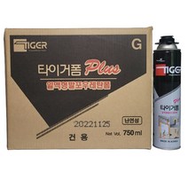타이거 폼 플러스 건용 일액형발포우레탄폼[박스], 건용 박스(15개)