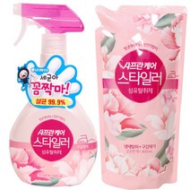 샤프란케어 스타일러 섬유탈취제 은은한 향 500+400ml 1-3개 구성, 용기 1개, 01.리필 1개