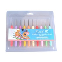 미소털실 코바늘세트 모사용 레이스용 코바늘