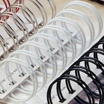 soooooo몰_카피어랜드 와이어링 11mm (3대1) 100입 블랙제본 와이어 스프 용스프 용링 제본 기링 화이트_더수sSHOP, 옵션-항목선택_녹색
