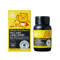 일동제약 마이니 스트레스케어비 로디올라 비타민B 홍경천 엽산 비오틴 수험생 야근 직장인 학업 스트레스 피로개선 도움 활력 영양제 추천, 3병, 60정(
