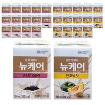 뉴케어 고소한 검은깨 15팩+단호박맛 15팩 일반 환자 건강식 영양식, 200ml 30팩, 30팩