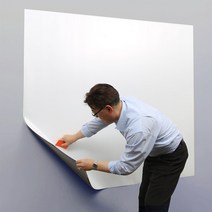 화이트보드시트 친환경 붙이는 화이트보드 시트지 높이 100cm x 길이, 화이트
