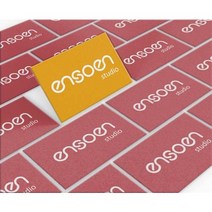 명함 제작 디자인무료 500매 기본명함 명함인쇄 일반명함, 무코팅 단면 1000장, 13핑크