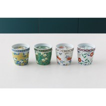 아떼스타 하나비 자왕무시 8종 일본 가정식 자완 차왕 차완 무시 일본식 계란찜 미소된장국 그릇, 옐로우 종지, 1개