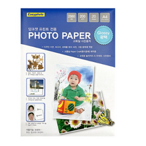 필켐 광택 포토용지 20p, A4, 2개입