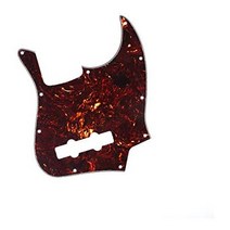 일본직발송 1. Musiclily 10 구멍 USA 멕시코 Fender Jazz Bass 재즈 베이스 JB용 픽 가드 4 별갑 무늬, One Size_자라코가라, 상세 설명 참조0, 상세 설명 참조0