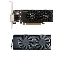 MSI Geforce GTX 1050 2GT LP HA5510M12F Z 2Pin Ti GPU 그래픽 냉각 1050Ti 4GT LPV1 호환, 01 1pcs