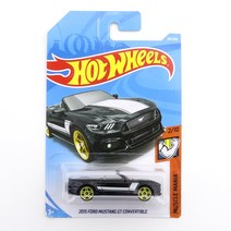 핫휠 자동차 미니카 다이캐스트2018 오리지널 핫 휠 미니 합금 쿠페 포드 머스탱 GT 컨버터블 1/64 금속 다, 01 2018-291