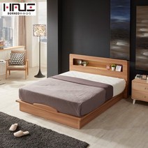 보루네오하우스 라보떼 리나 LED조명 평상형 침대 LN004 SS (CL라텍스+독립스프링), 없음/없음/없음