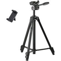 벨본 Velbon EX-430 440 카메라 패밀리 삼각대 3-way 헤드 400 시리즈, 스마트폰 삼각대 + 430 다리직경 0.8인치