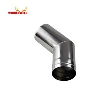 위너웰 화목난로 전용 스테인레스 45도 연통 89mm 캠핑난로연통