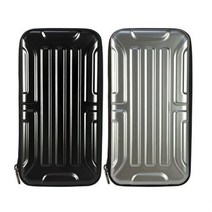 1학생 직장인 사무용품 심플한 펜슬 화장품 뷰티아이템 하드케이스 메쉬포켓 파우치AX-07