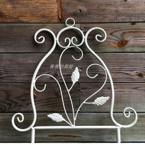 쉐비 빈티지 엔틱 철제 화분 선반 받침대 정리대, N