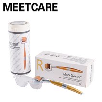 얼굴경락기구 턱선리프팅 페이스롤러 얼굴리프팅 티타늄 192 바늘 팁 Derma Roller Microneedle Dermarolle, 01 1pc 0.2mm