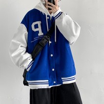 모노포스 빅로고 모직 야구 점퍼 MR943