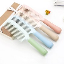 빗 작은 휴대용 미니 사이즈 두꺼운 큐트 장발 정전기방지 여학생 뻐드렁니 335249797, 1122A 소프트 어린토끼 스타일리스