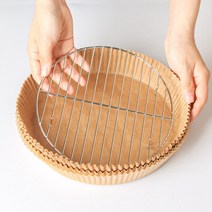 국산 무표백 에어프라이어 접시형 종이호일 스텐망 모음, 23cm 50매 + 스텐망 대