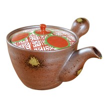 일본 찻주전자 세라믹 Kyusu 382.7g(13.5온스) 아리타 이마리 웨어 일본산 도자기 찻주전자 녹차 아카에 마루몬용