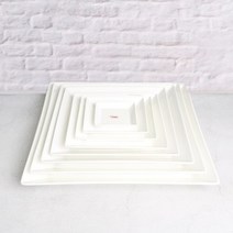 크레아트 호텔웨어 정사각 얕은 접시 8size, 1호(a0150-045)