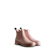 HUNTER WOMEN 오리지날 리파인드 첼시 글로스 레인부츠 아젤리아 핑크 WFS1017RGLAPL