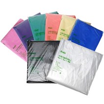 거송 쓰레기 비닐 컬러봉투 20L 100매입, 검정