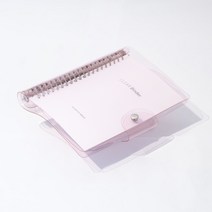 플랜커스 클리어바인더 A5 20공 6공, 로즈핑크, 20공 타공