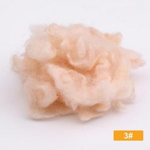 Fenrry알파카 곱슬 섬유 18 색 10g30g50g 양모 펠트 DIY 바늘 펠팅 로빙 특히 푸들비숑 및 양용, 50 그램, 6, 6+10g